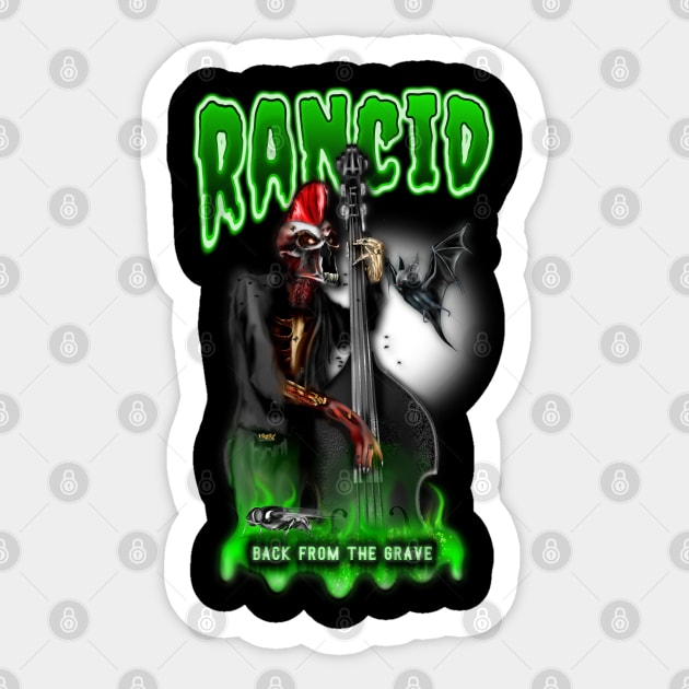 Rancid Back from the Grave Sticker by hardtbonez